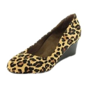 Vionic Orthotic Leather Wedges - Antonia